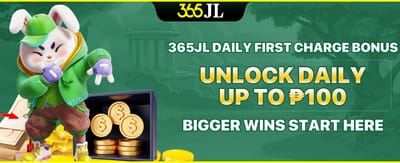 Daily First Charge Reload promotion banner